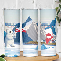 Greenland Skinny Tumbler Kalaallit Nunaat Polar Bear