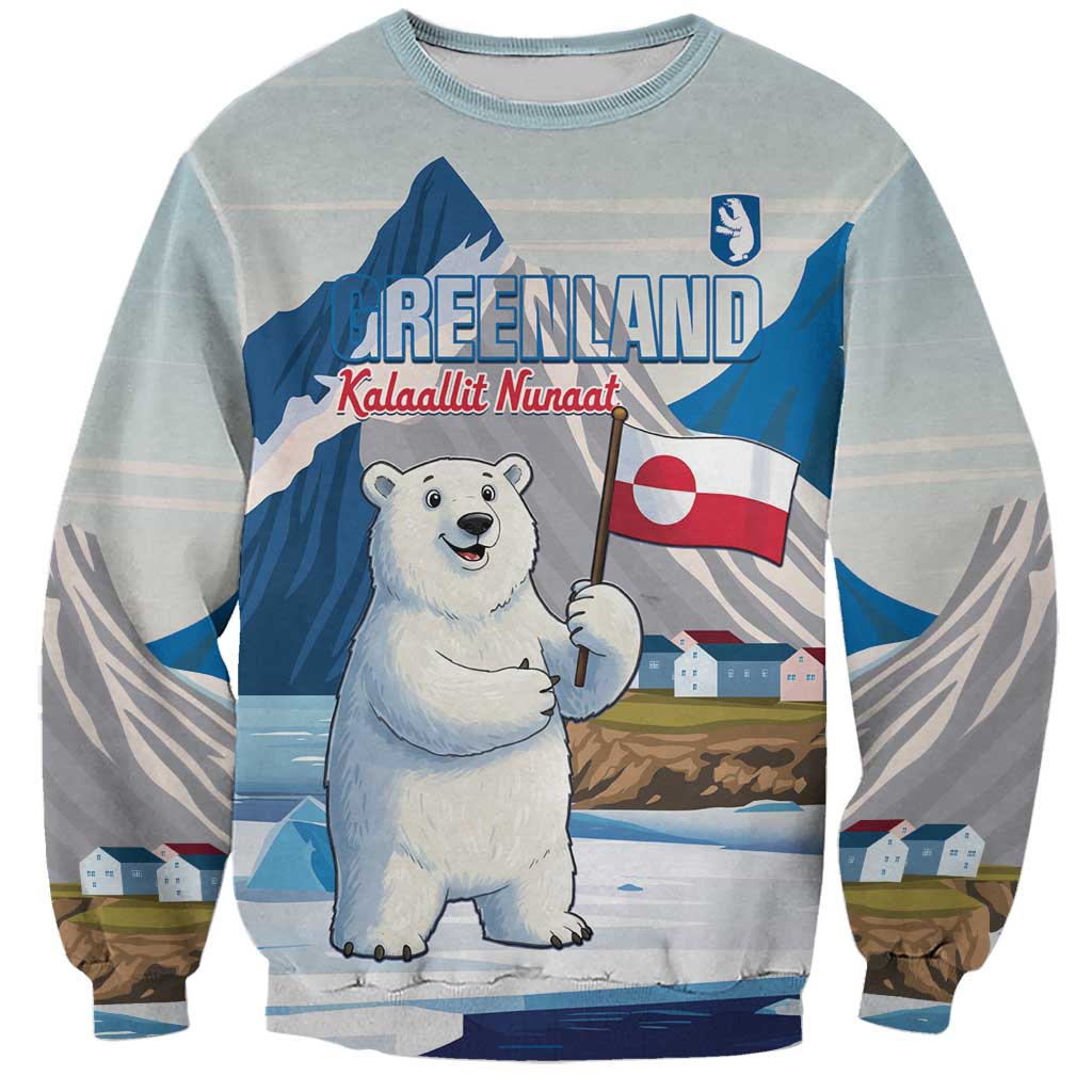 Greenland Sweatshirt Kalaallit Nunaat Polar Bear