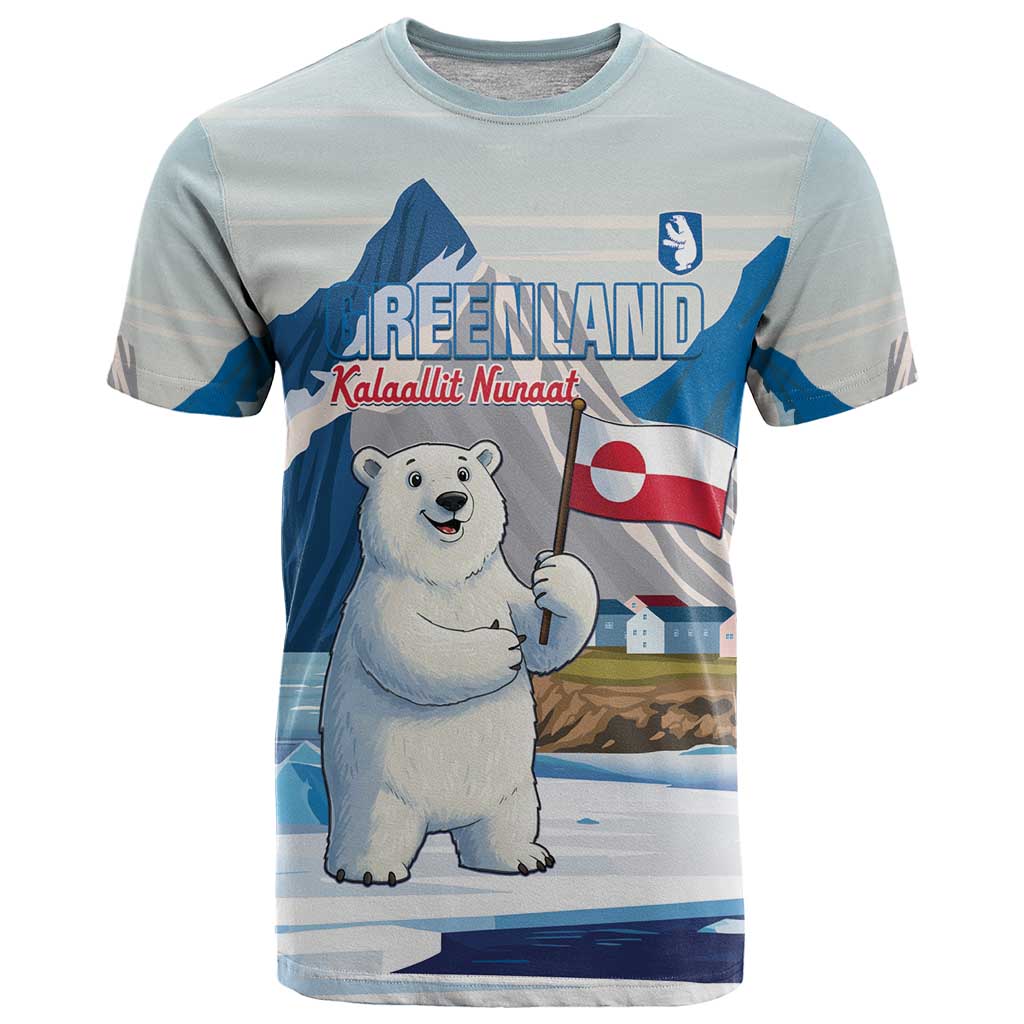 Greenland T Shirt Kalaallit Nunaat Polar Bear