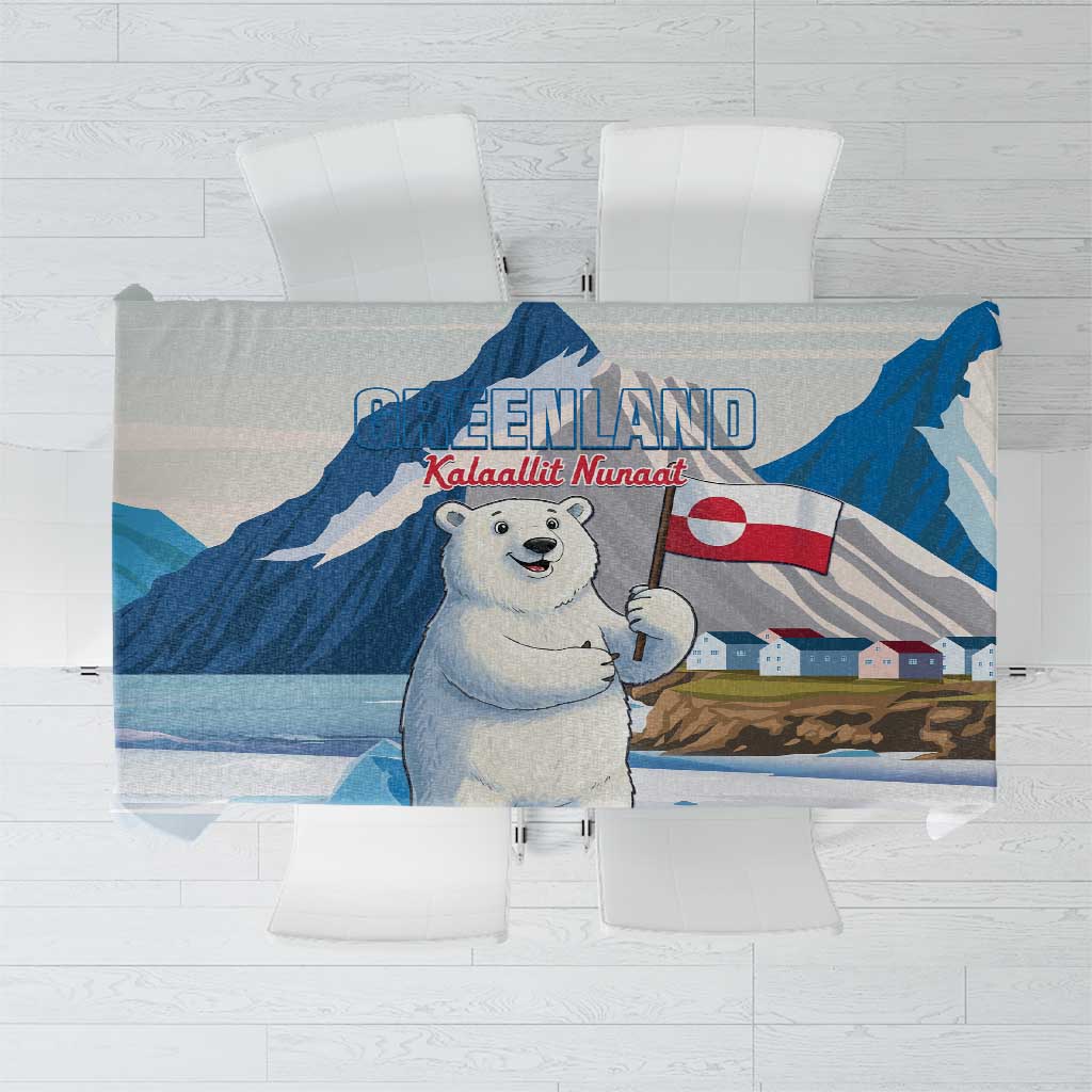Greenland Tablecloth Kalaallit Nunaat Polar Bear