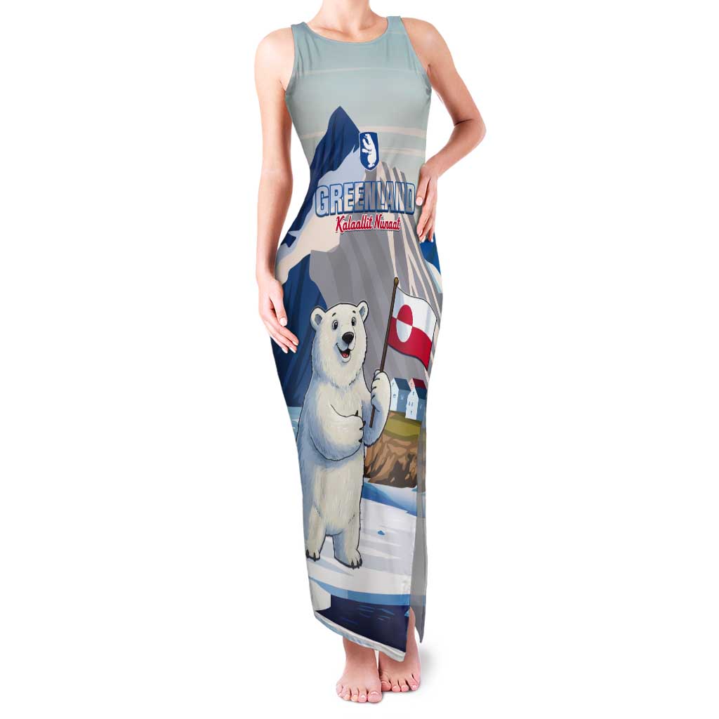 Greenland Tank Maxi Dress Kalaallit Nunaat Polar Bear