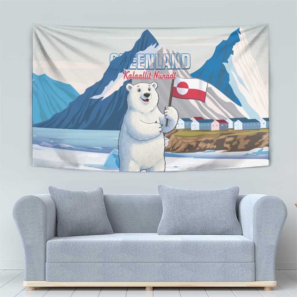 Greenland Tapestry Kalaallit Nunaat Polar Bear