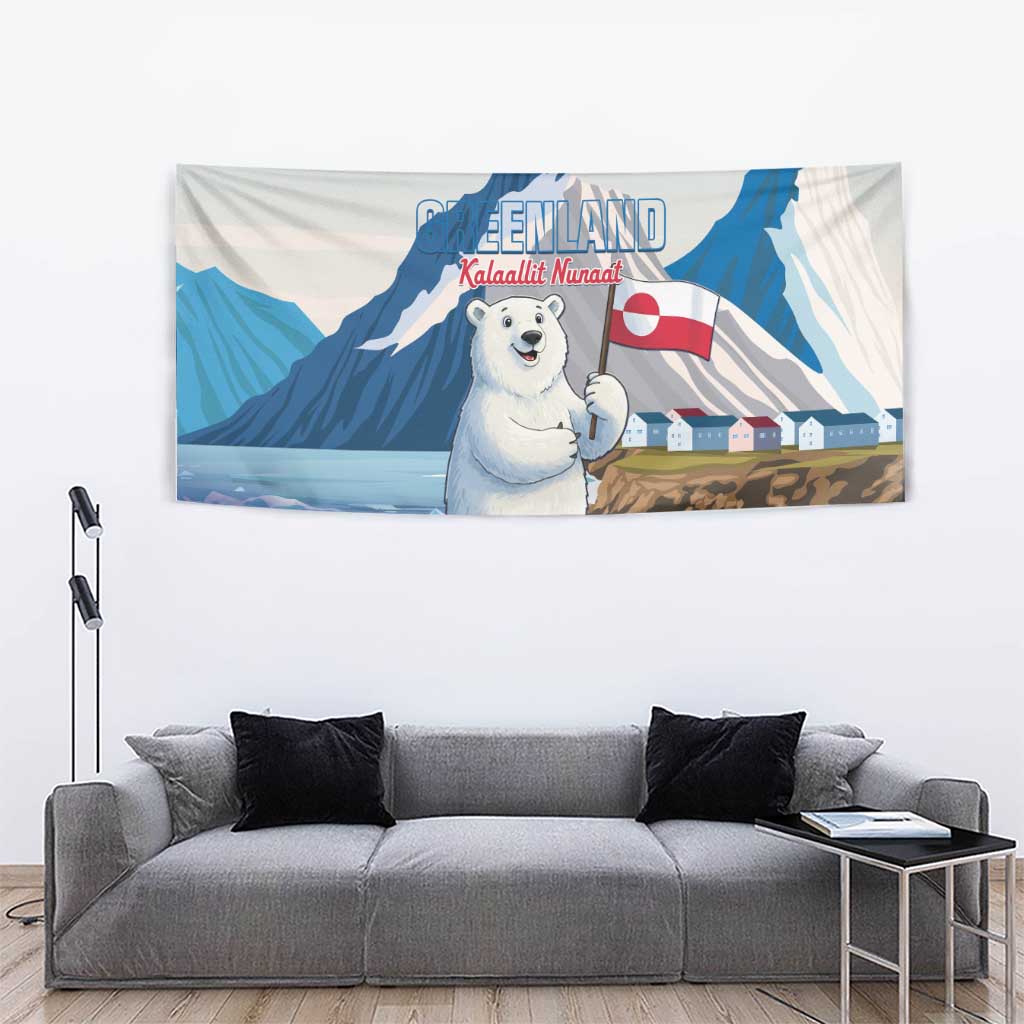 Greenland Tapestry Kalaallit Nunaat Polar Bear