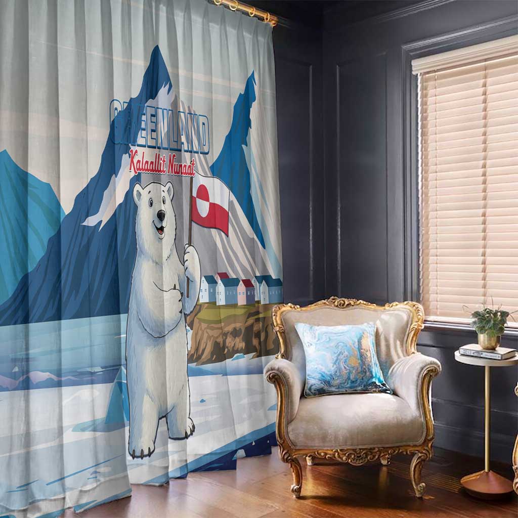 Greenland Window Curtain Kalaallit Nunaat Polar Bear