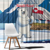 Greenland Window Curtain Kalaallit Nunaat Polar Bear