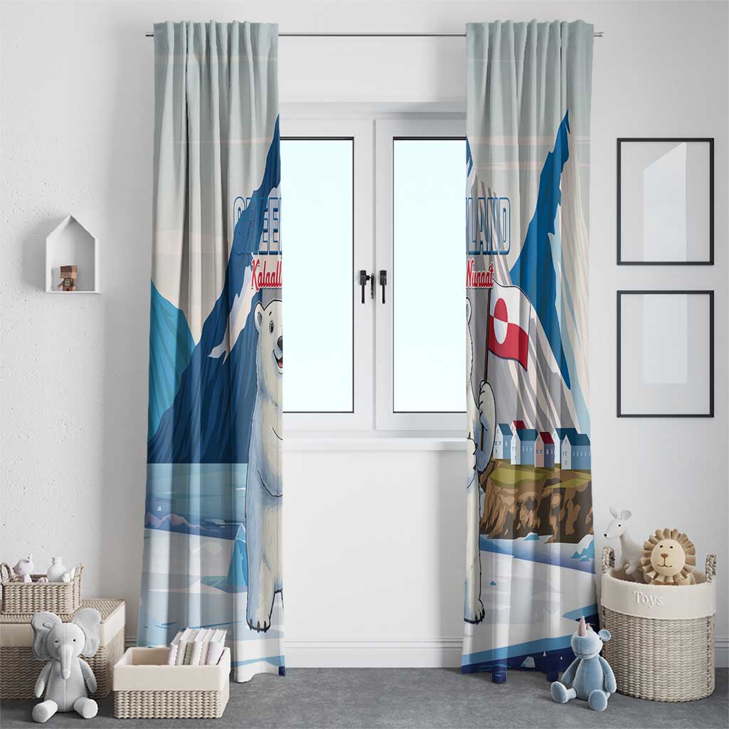 Greenland Window Curtain Kalaallit Nunaat Polar Bear