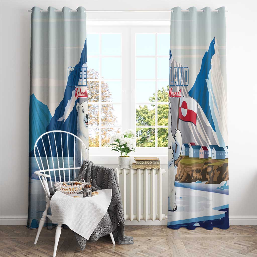 Greenland Window Curtain Kalaallit Nunaat Polar Bear