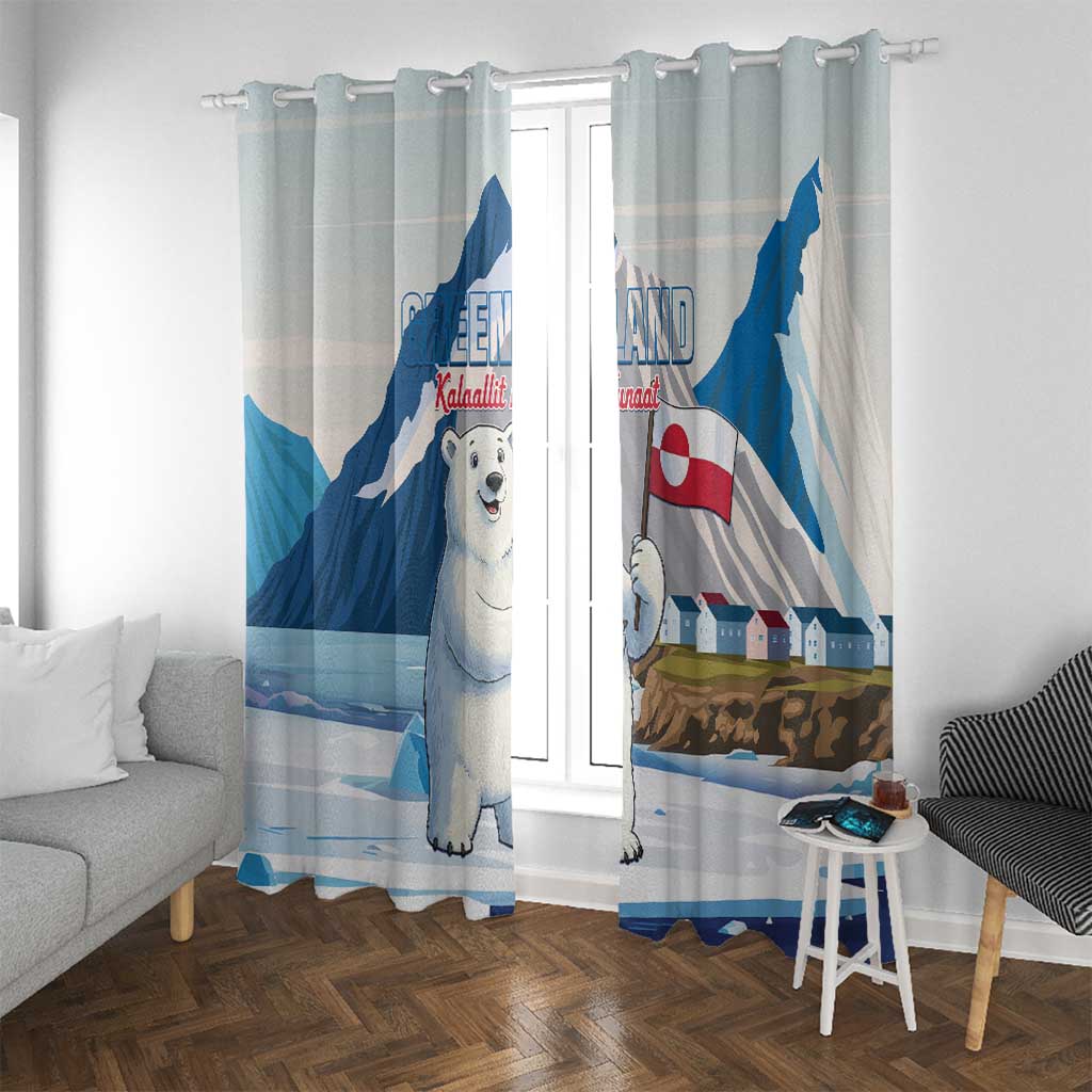 Greenland Window Curtain Kalaallit Nunaat Polar Bear