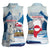 Greenland Women Sleeveless Polo Shirt Kalaallit Nunaat Polar Bear