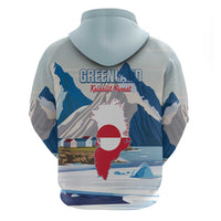 Greenland Zip Hoodie Kalaallit Nunaat Polar Bear