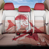 Kalaallit Nunaat Greenland Back Car Seat Cover Coat Of Arms Flag Style