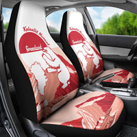 Kalaallit Nunaat Greenland Car Seat Cover Coat Of Arms Flag Style