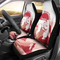 Kalaallit Nunaat Greenland Car Seat Cover Coat Of Arms Flag Style