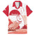 Kalaallit Nunaat Greenland Family Matching Long Sleeve Bodycon Dress and Hawaiian Shirt Coat Of Arms Flag Style