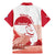 Kalaallit Nunaat Greenland Family Matching Mermaid Dress and Hawaiian Shirt Coat Of Arms Flag Style