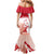 Kalaallit Nunaat Greenland Family Matching Mermaid Dress and Hawaiian Shirt Coat Of Arms Flag Style