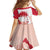 Kalaallit Nunaat Greenland Family Matching Off The Shoulder Long Sleeve Dress and Hawaiian Shirt Coat Of Arms Flag Style