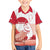 Kalaallit Nunaat Greenland Family Matching Off The Shoulder Long Sleeve Dress and Hawaiian Shirt Coat Of Arms Flag Style