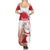 Kalaallit Nunaat Greenland Family Matching Summer Maxi Dress and Hawaiian Shirt Coat Of Arms Flag Style