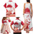Kalaallit Nunaat Greenland Family Matching Tank Maxi Dress and Hawaiian Shirt Coat Of Arms Flag Style