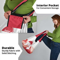 Kalaallit Nunaat Greenland Grocery Bag Coat Of Arms Flag Style