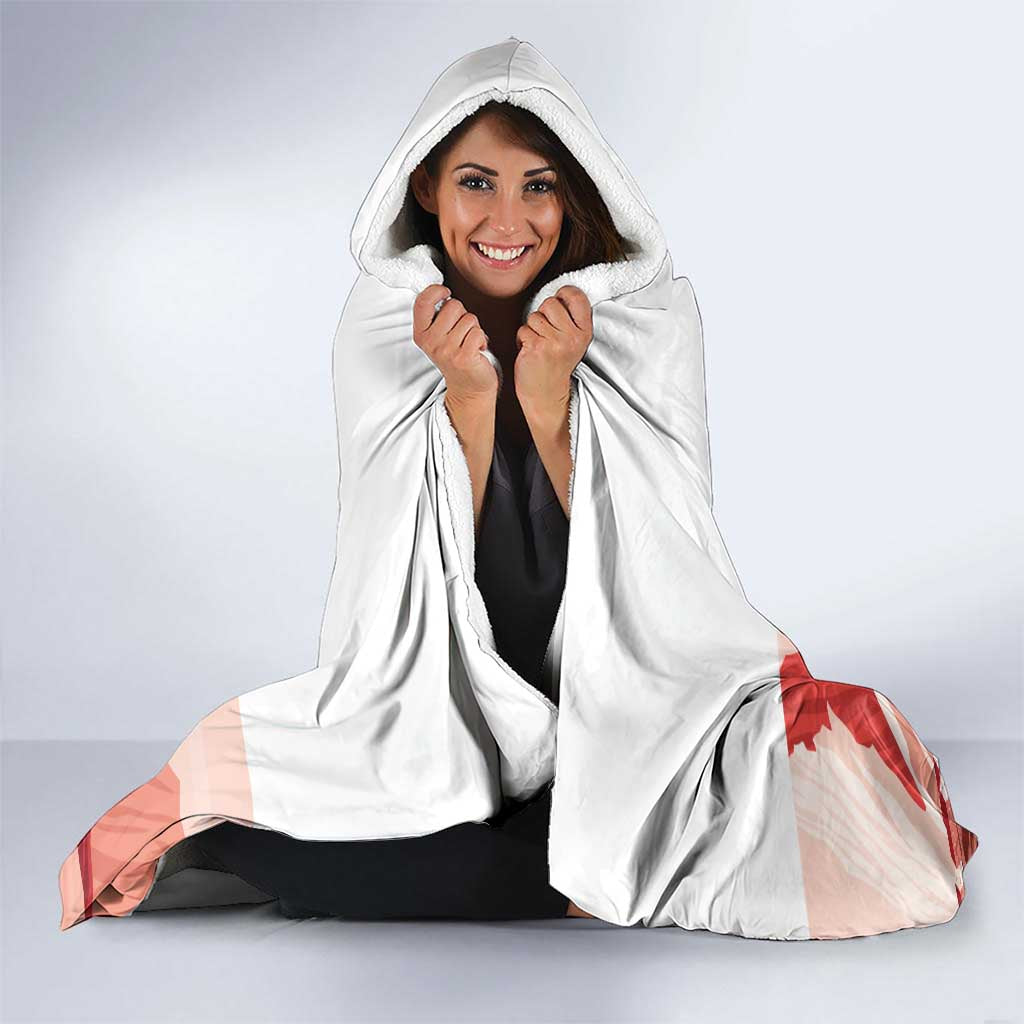 Kalaallit Nunaat Greenland Hooded Blanket Coat Of Arms Flag Style