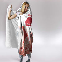 Kalaallit Nunaat Greenland Hooded Blanket Coat Of Arms Flag Style
