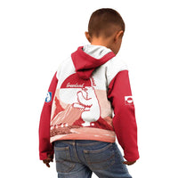 Kalaallit Nunaat Greenland Kid Hoodie Coat Of Arms Flag Style