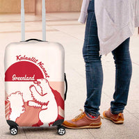 Kalaallit Nunaat Greenland Luggage Cover Coat Of Arms Flag Style
