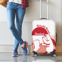 Kalaallit Nunaat Greenland Luggage Cover Coat Of Arms Flag Style