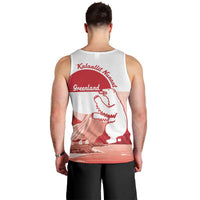 Kalaallit Nunaat Greenland Men Tank Top Coat Of Arms Flag Style