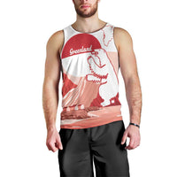 Kalaallit Nunaat Greenland Men Tank Top Coat Of Arms Flag Style