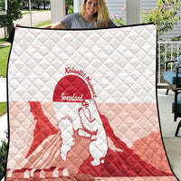 Kalaallit Nunaat Greenland Quilt Coat Of Arms Flag Style