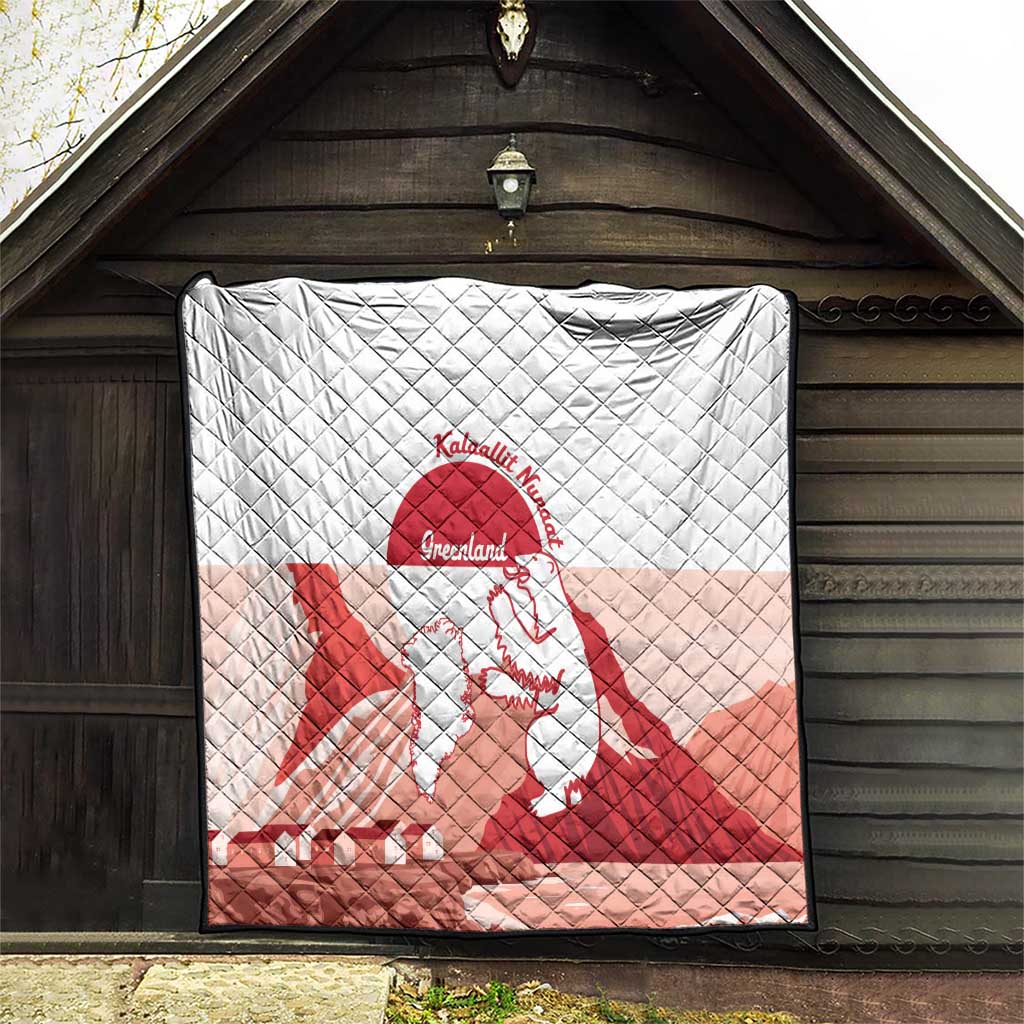 Kalaallit Nunaat Greenland Quilt Coat Of Arms Flag Style