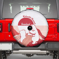 Kalaallit Nunaat Greenland Spare Tire Cover Coat Of Arms Flag Style