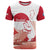 Kalaallit Nunaat Greenland T Shirt Coat Of Arms Flag Style
