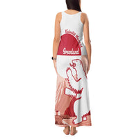 Kalaallit Nunaat Greenland Tank Maxi Dress Coat Of Arms Flag Style