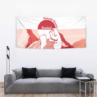 Kalaallit Nunaat Greenland Tapestry Coat Of Arms Flag Style