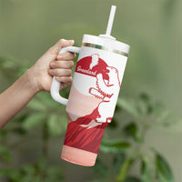 Kalaallit Nunaat Greenland Tumbler With Handle Coat Of Arms Flag Style