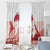 Kalaallit Nunaat Greenland Window Curtain Coat Of Arms Flag Style