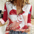 Kalaallit Nunaat Greenland Women Casual Shirt Coat Of Arms Flag Style