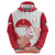 Kalaallit Nunaat Greenland Zip Hoodie Coat Of Arms Flag Style