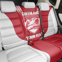 Custom Greenland Football Back Car Seat Cover Come On Polar-Bamserne