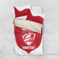Custom Greenland Football Bedding Set Come On Polar-Bamserne