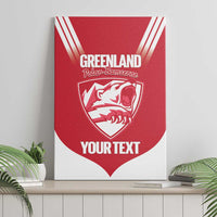 Custom Greenland Football Canvas Wall Art Come On Polar-Bamserne