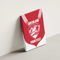 Custom Greenland Football Canvas Wall Art Come On Polar-Bamserne