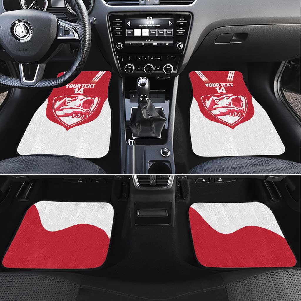 Custom Greenland Football Car Mats Come On Polar-Bamserne