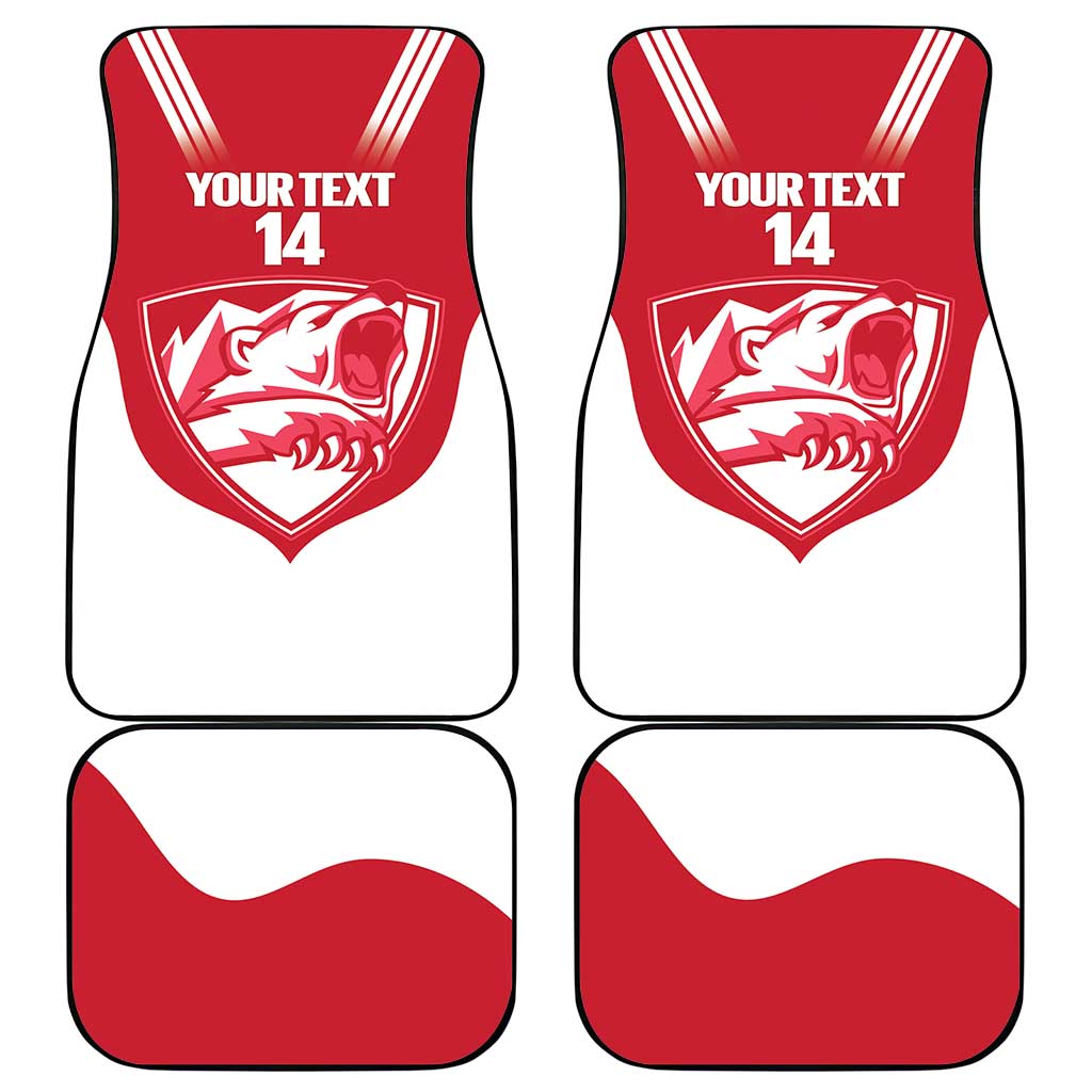 Custom Greenland Football Car Mats Come On Polar-Bamserne