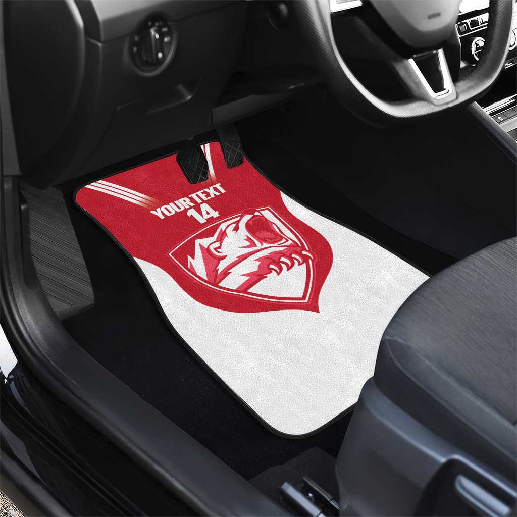 Custom Greenland Football Car Mats Come On Polar-Bamserne