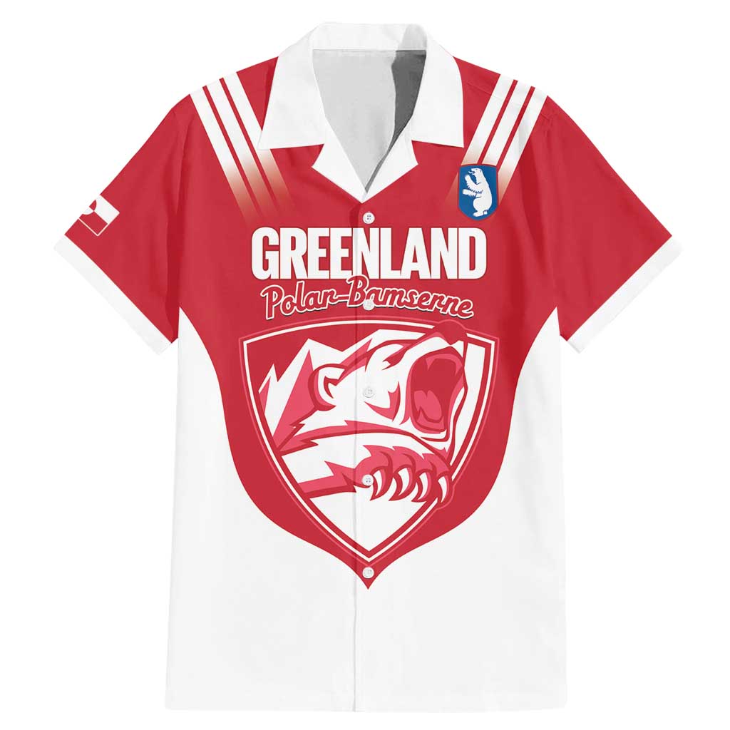 Custom Greenland Football Family Matching Mermaid Dress and Hawaiian Shirt Come On Polar-Bamserne